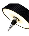RELAX * TAPON BOTELLA LED NEGRO - RECARGABLE